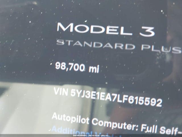 2020 TESLA MODEL 3 7
