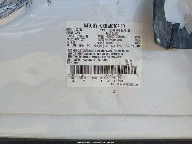 2018 FORD EDGE TITANIUM 10
