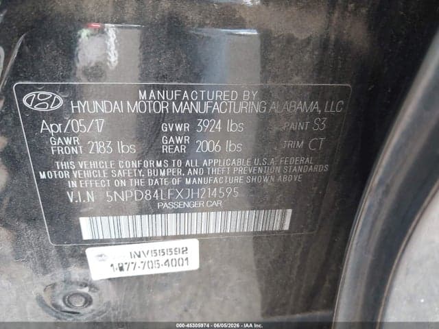 2018 HYUNDAI ELANTRA SEL 9