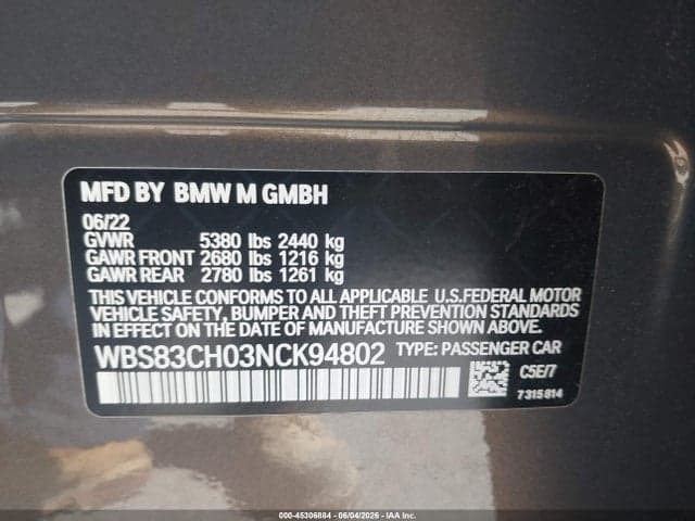 2022 BMW M5 9