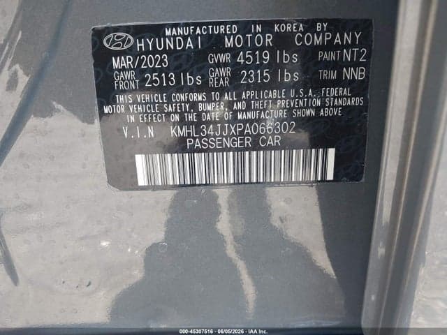 2023 HYUNDAI SONATA HYBRID SEL 9
