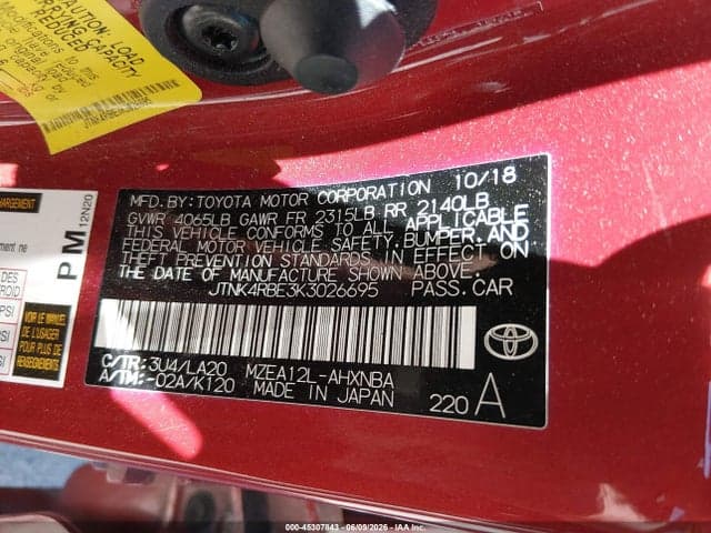 2019 TOYOTA COROLLA XSE 9
