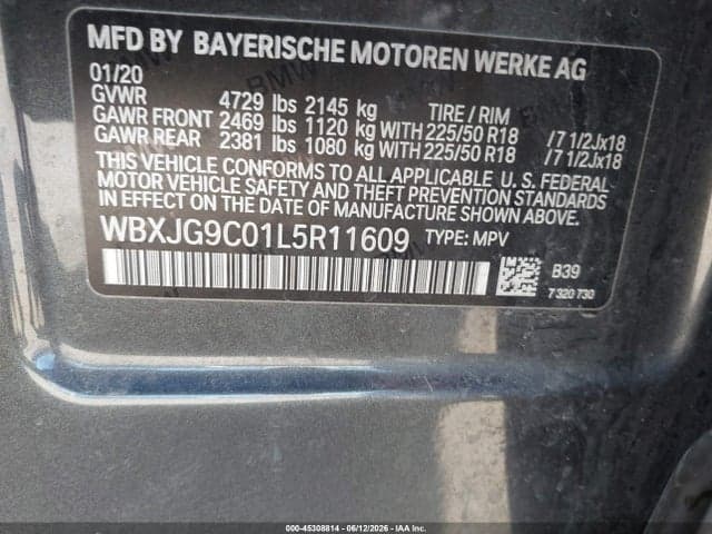 2020 BMW X1 XDRIVE28I 9
