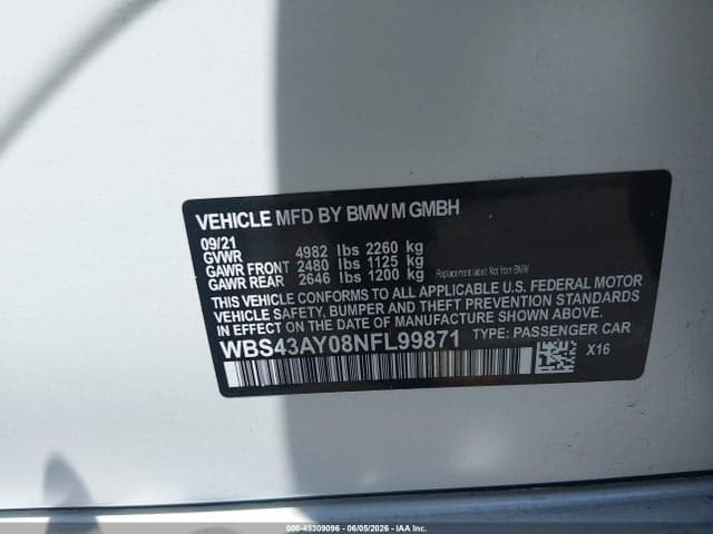 2022 BMW M3 COMPETITION XDRIVE 9