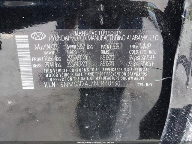 2022 HYUNDAI SANTA FE CALLIGRAPHY 9