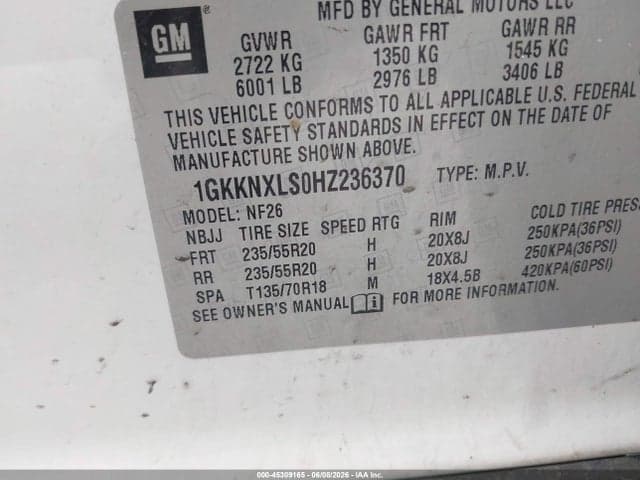2017 GMC ACADIA DENALI 9