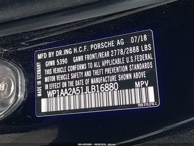2018 PORSCHE MACAN SPORT 9