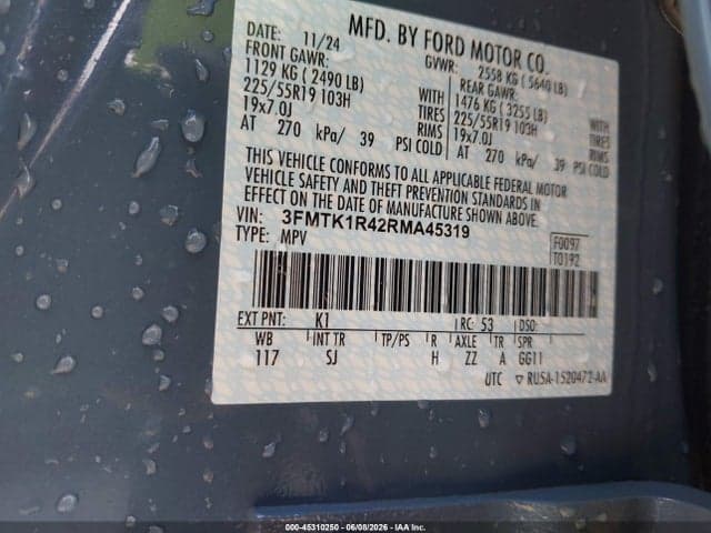 2024 FORD MUSTANG MACH-E SELECT 9