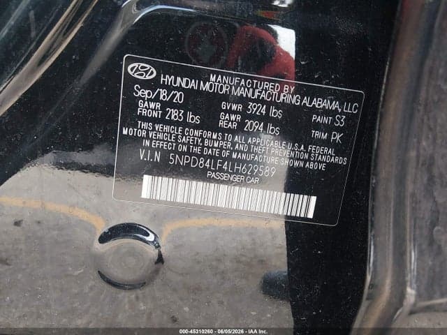 2020 HYUNDAI ELANTRA SEL 9