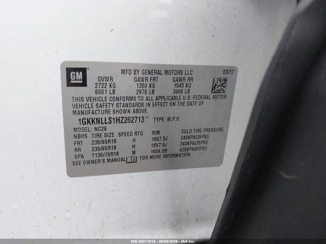 2017 GMC ACADIA SLE-2 9