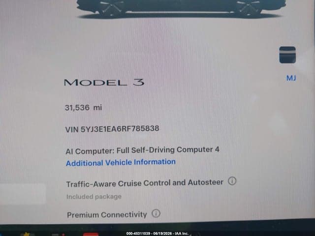 2024 TESLA MODEL 3 7