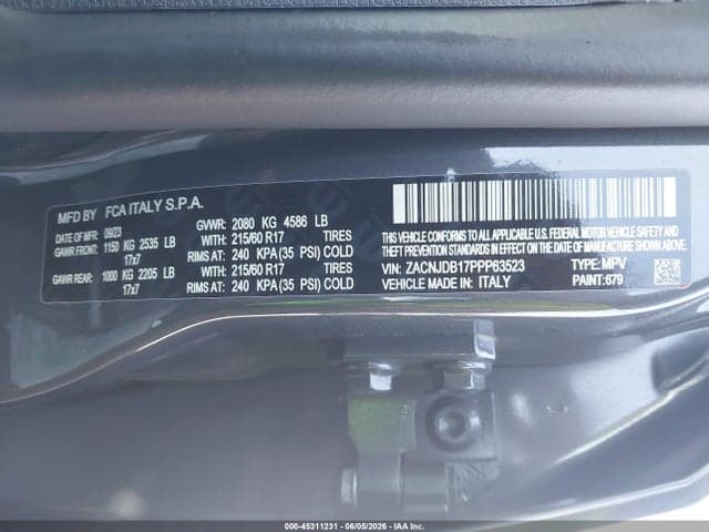2023 JEEP RENEGADE LATITUDE 4X4 9