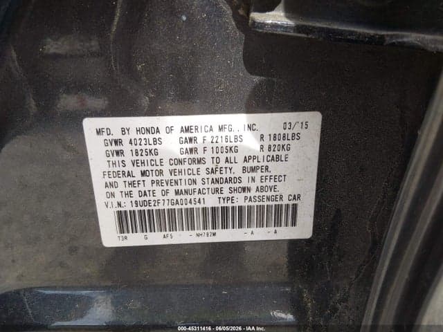 2016 ACURA ILX PREMIUM PACKAGE/TECHNOLOGY PLUS PACKAGE 9