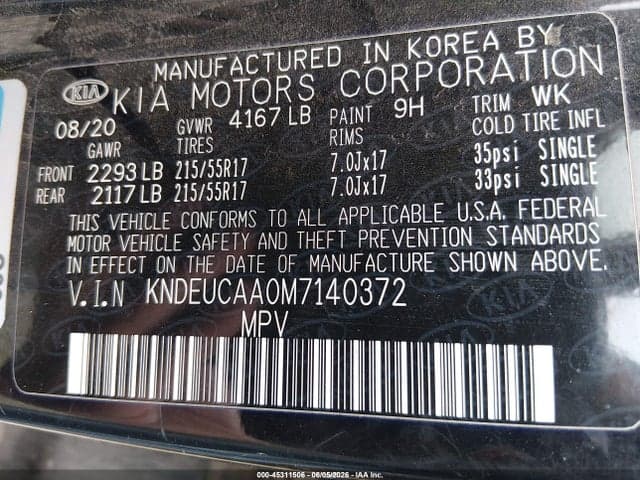 2021 KIA SELTOS S 9