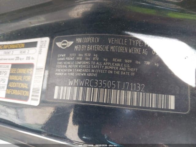 2005 MINI COOPER 9