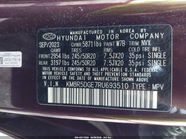 2024 HYUNDAI PALISADE LIMITED 9