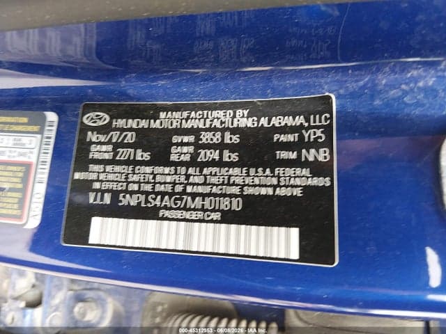 2021 HYUNDAI ELANTRA SEL 9