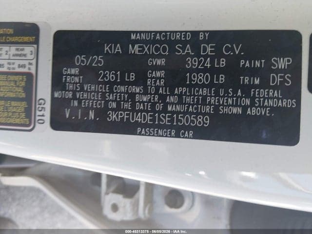 2025 KIA K4 EX 9
