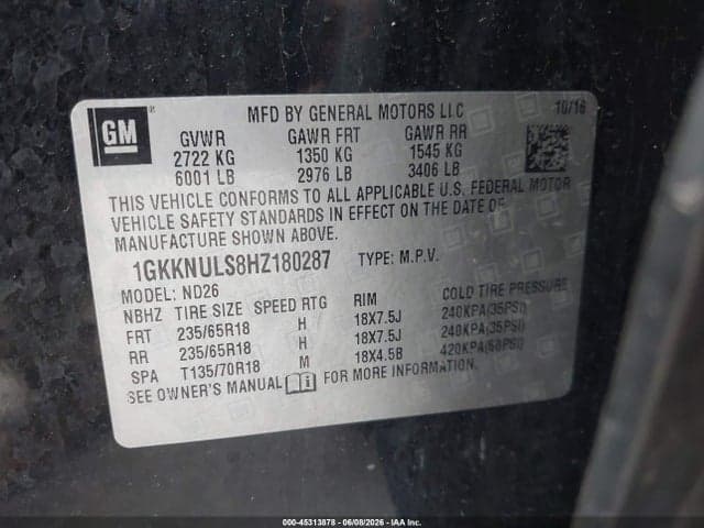 2017 GMC ACADIA SLT-1 9
