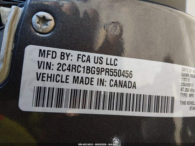 2023 CHRYSLER PACIFICA TOURING L 9