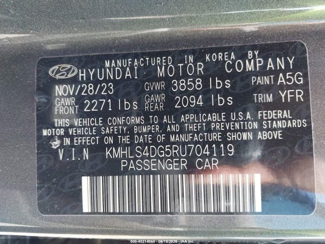 2024 HYUNDAI ELANTRA SEL 9