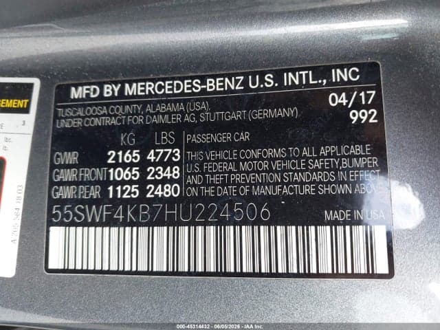 2017 MERCEDES-BENZ C 300 4MATIC 9