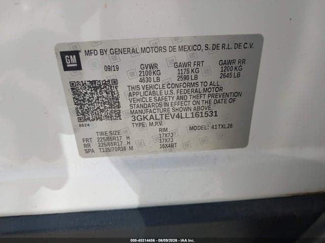 2020 GMC TERRAIN AWD SLE 9