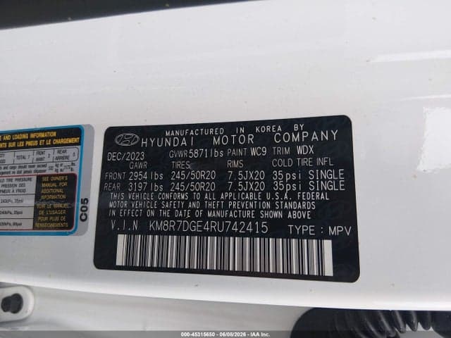 2024 HYUNDAI PALISADE CALLIGRAPHY 9