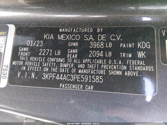 2023 KIA FORTE GT 9