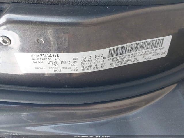 2018 CHRYSLER PACIFICA TOURING L PLUS 9