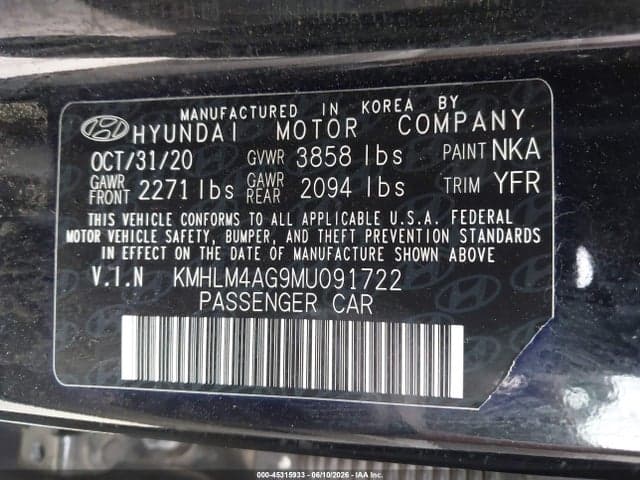 2021 HYUNDAI ELANTRA SEL 9