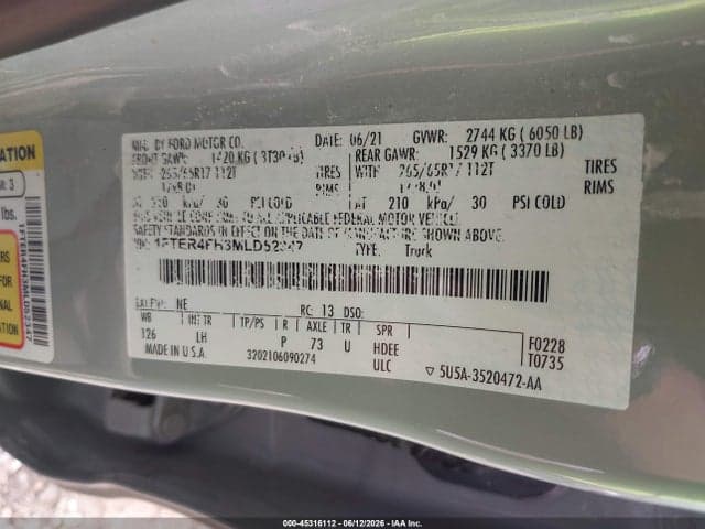 2021 FORD RANGER XLT 9