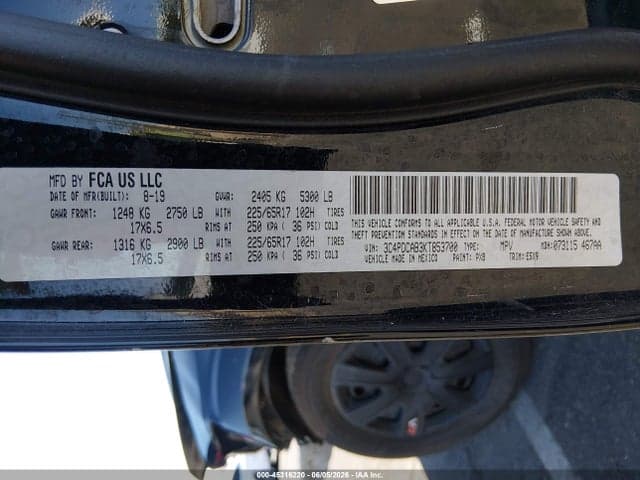 2019 DODGE JOURNEY SE VALUE PACKAGE 9