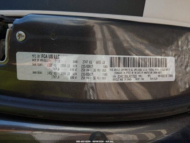 2018 CHRYSLER PACIFICA TOURING L 9