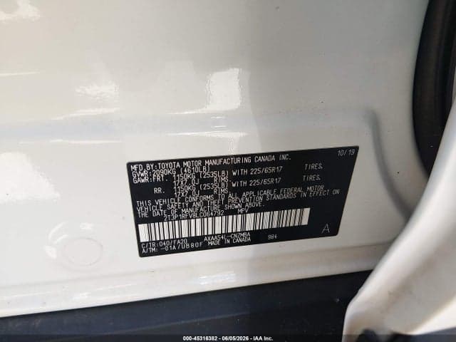 2020 TOYOTA RAV4 XLE 9