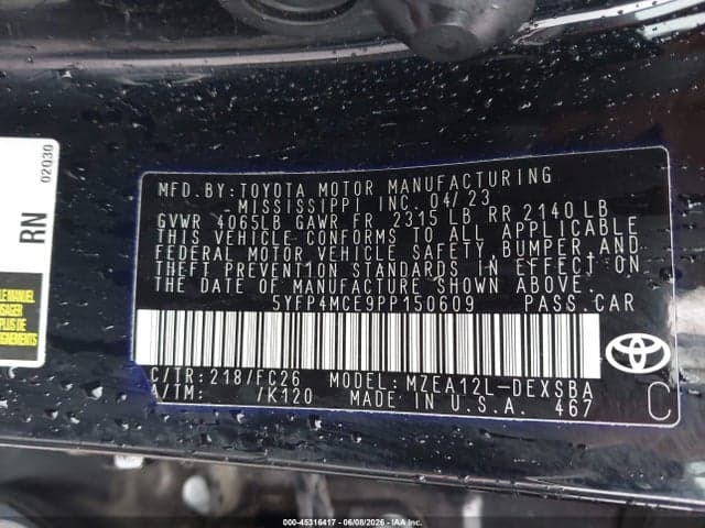 2023 TOYOTA COROLLA SE 9