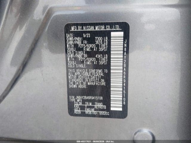 2024 NISSAN ARMADA SL 2WD 9