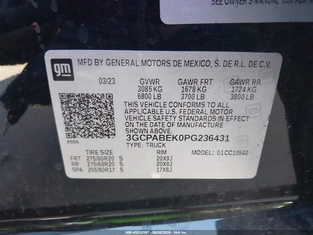 2023 CHEVROLET SILVERADO 1500 2WD SHORT BED CUSTOM 9