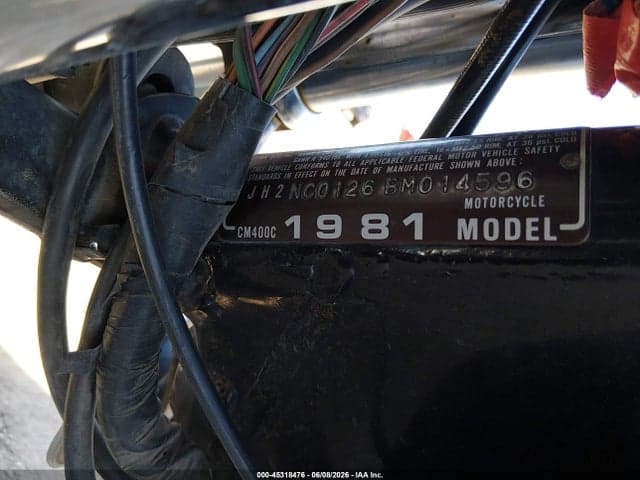 1981 HONDA CM400 C 10