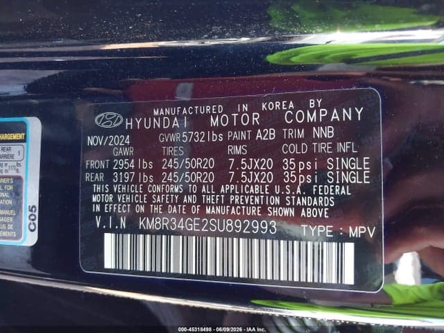2025 HYUNDAI PALISADE XRT 9