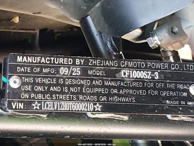 2026 CF MOTO ZFORCE 950 TRAIL 10