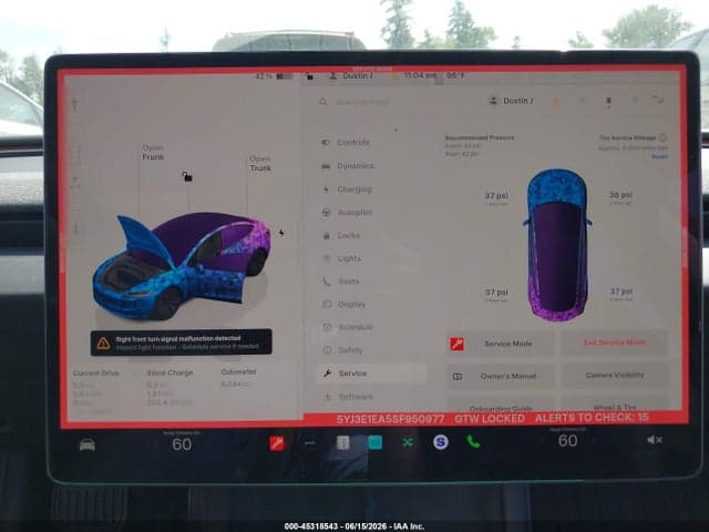 2025 TESLA MODEL 3 LONG RANGE REAR-WHEEL DRIVE/STANDARD REAR-WHEEL DRIVE 7