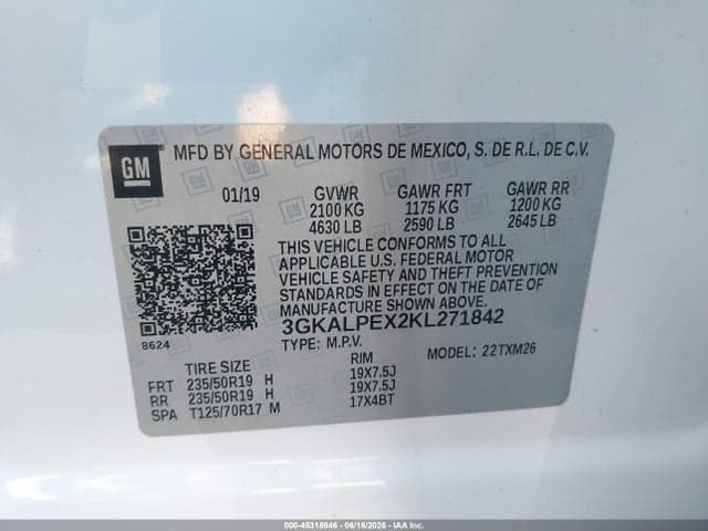 2019 GMC TERRAIN SLT 9