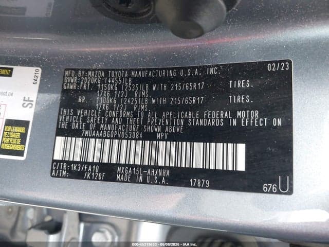 2023 TOYOTA COROLLA CROSS L 9