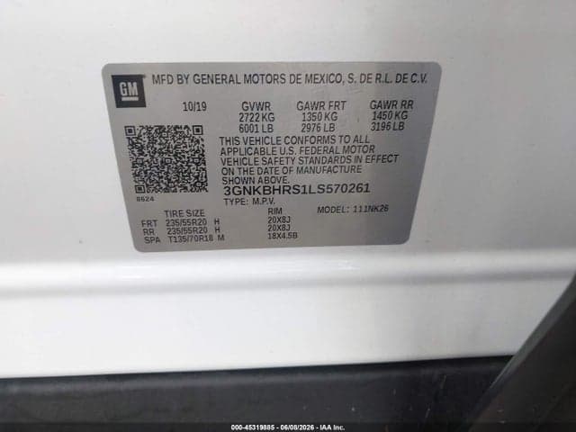 2020 CHEVROLET BLAZER AWD 2LT 9