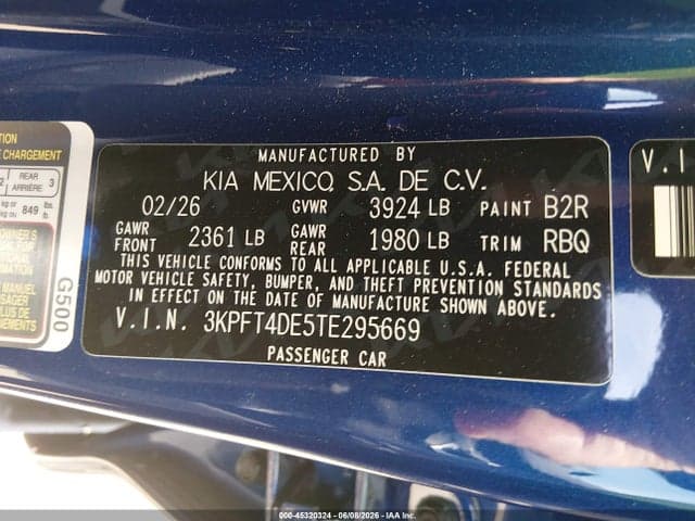 2026 KIA K4 LXS 9