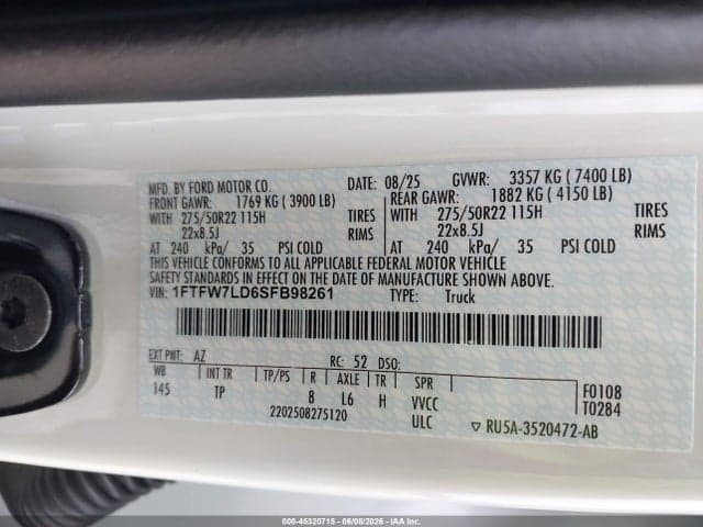 2025 FORD F-150 PLATINUM 9