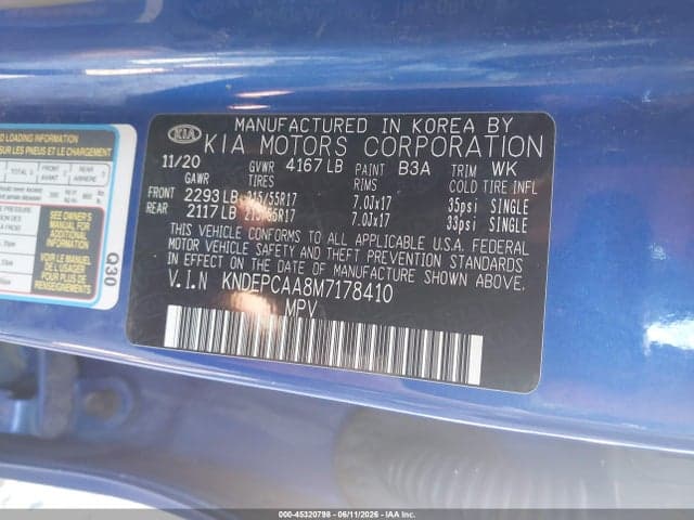 2021 KIA SELTOS LX 9