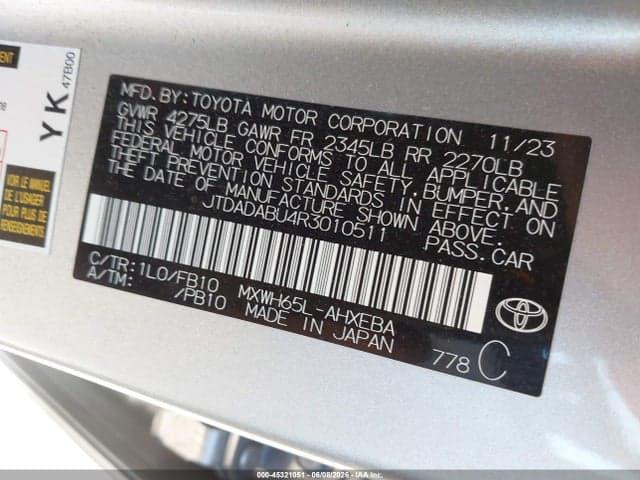 2024 TOYOTA PRIUS LE AWD-E 9
