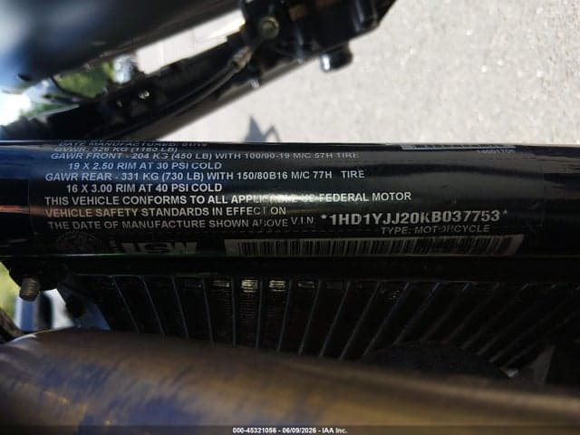 2019 HARLEY-DAVIDSON FXBB 10